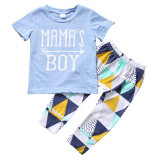 Boys Summer T shirt Pants Leggings Set