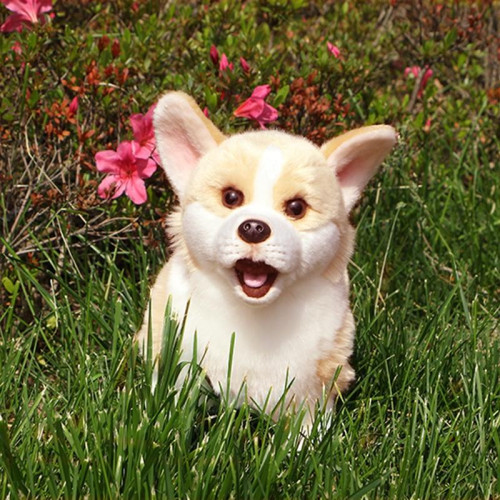 Cute Welsh Corgi Pembroke Puppies Plush Toy