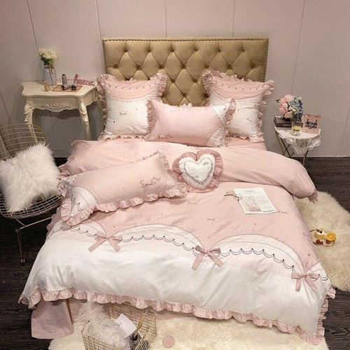 Cute pig duvet cover bedding set