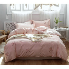 Cute pig cat  duvet cover bedding set