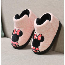 Winter Fur slippers Girls Boys Home Shoes