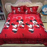 Disney Mickey Mouse and Minnie Cotton duvet cover bedding set