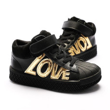 boys girls leather sneakers children shoes