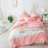 Cartoon bear duvet cover bedding set