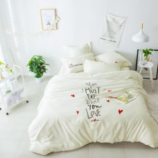 Love quotes duvet cover bedding set