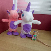 will walking and recording unicorn plush toys