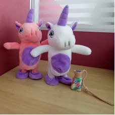 will walking and recording unicorn plush toys