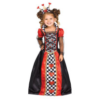 girls queen of heart halloween costume