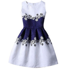 girls Fancy Floral Dress Christmas Clothes