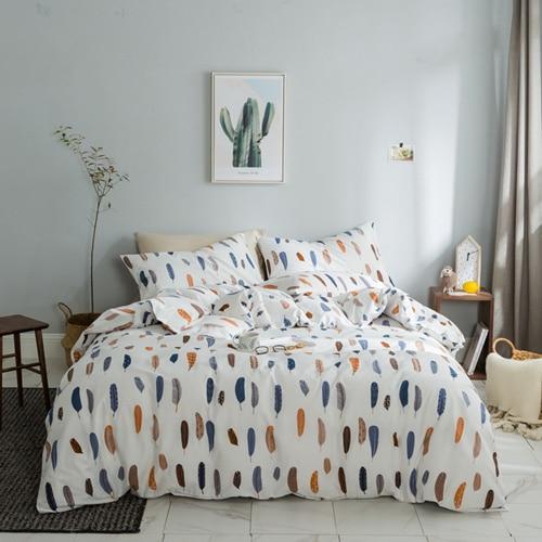 feather printing Duvet Bedding Set