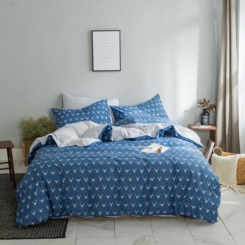 deer head printed Duvet Bedding Set