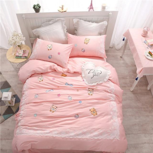 Cute cartoon bear Duvet cover Bedding set