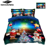 GOANG Christmas snowman duvet cover bedding set