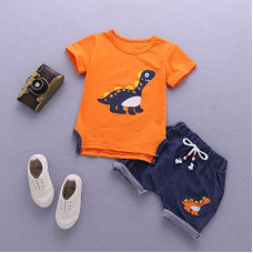 boys summer t shirt+shorts sets