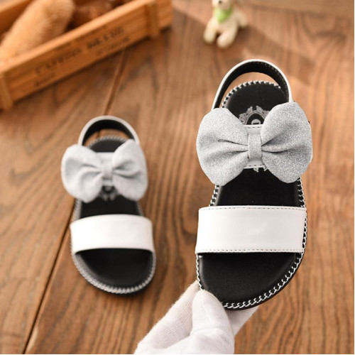 Girls Bowtie Sandals Fashion Bowknot Shoes