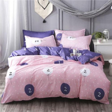 number 2 printed Duvet Bedding Sets