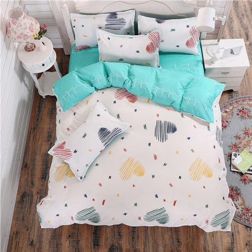 heart printed Duvet Bedding Sets