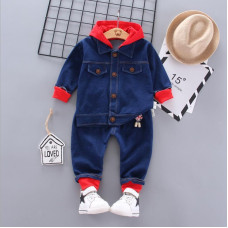 Spring Autumn Boys Long Sleeve Tops+Pants sets