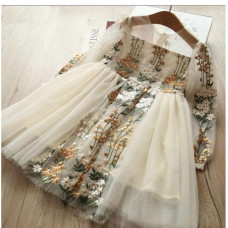 Girls long Sleeve tutu dress