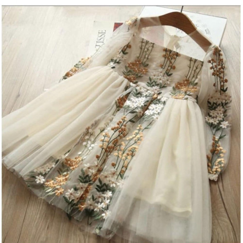 Girls long Sleeve tutu dress