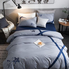 Embroidery Duvet Bedding Set