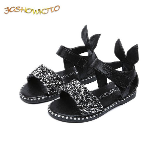 Girl Sandals Bling Shiny Rhinestone Shoes