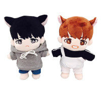 Boys  Plush Toy Stuffed Doll with Full Set