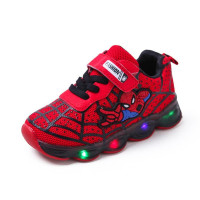 boys girls Led light luminous Spiderman Shoes