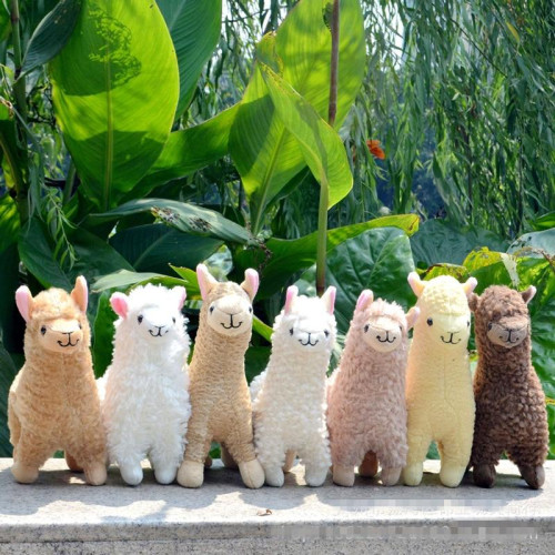 Lovely White Alpaca Llama Plush Toy Doll