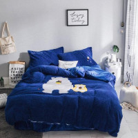 cute Christmas duvet cover bedding set