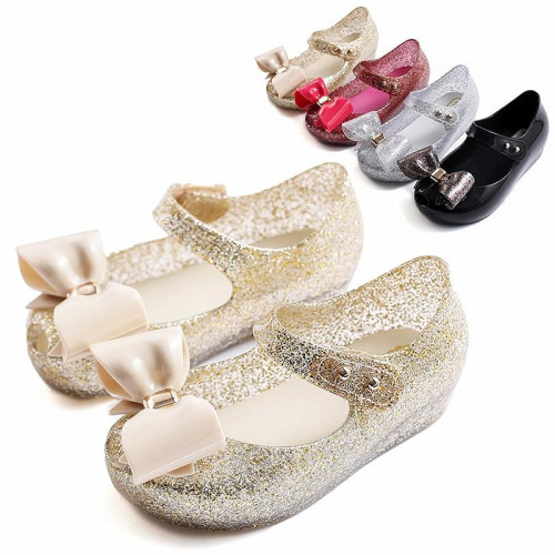 Big Bow Girls Jelly Sandals Non-slip Girls shoes