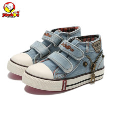 Boys Sneakers Girls Jeans Denim Flat Shoes