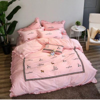 pink dog rabbit Duvet Bedding sets