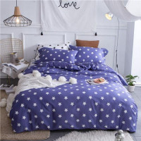 white Stars duvet cover bedding set