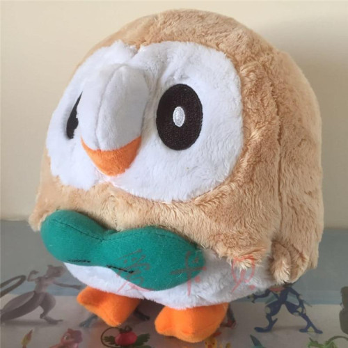 Anime PokOe Go Pikachu Rowlet 18cm Plush Toy