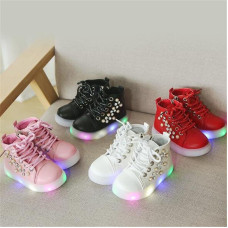 Girls LED Light Shoes Lighted Sneakers