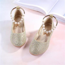 Girls High-heeled Rhinestone crystal shoes