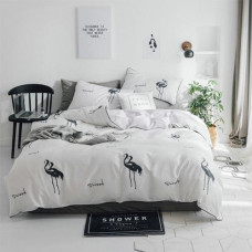 Birds printed Duvet Bedding Set