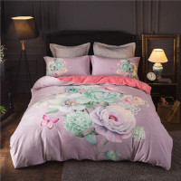 Flower pattern duvet bedding sets