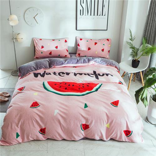 cute watermelon design duvet bedding sets