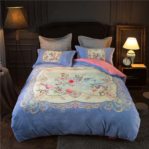 Flowers printedc duvet bedding sets