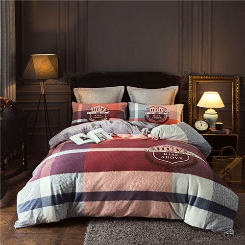 Striped pattern duvet bedding sets