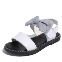 Girls Genuine Leather Bowtie Sandals