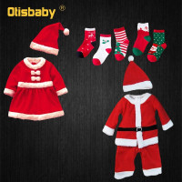 New Year Boys & Girls Christmas Santa Claus Costume