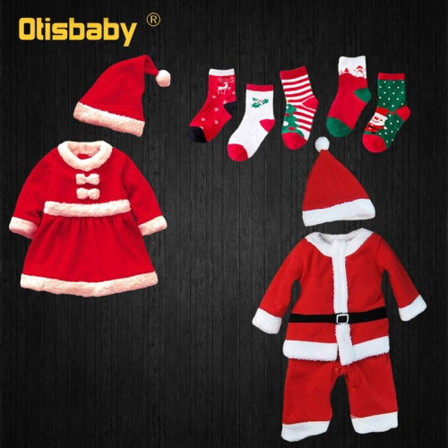 New Year Boys & Girls Christmas Santa Claus Costume