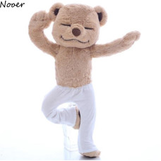 Nooer Yoga Bear Plush Toy Stuffed Doll