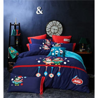 Owl Embroidery Duvet bedding sets