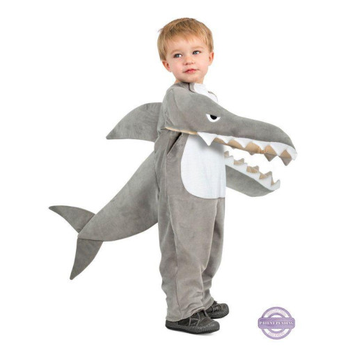 boys girls halloween shark costume