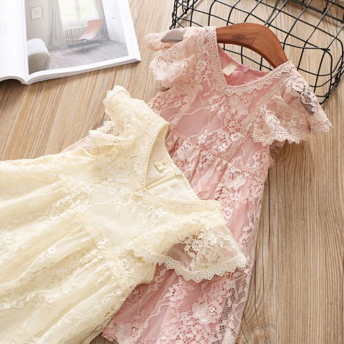 Girls Summer Lace Party Dress