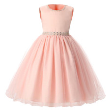 girls sleeveless Party Dress